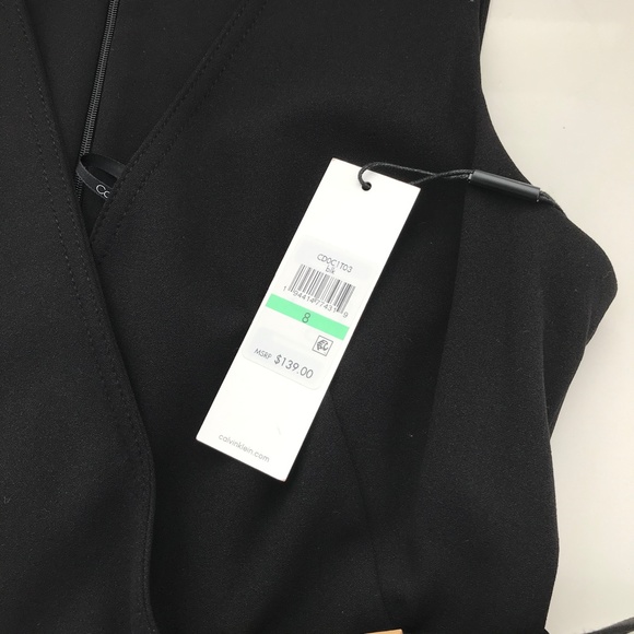 Calvin Klein | Pants & Jumpsuits | Calvin Klein Black Jumpsuit Gold ...